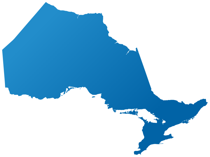 Ontario Service Area Map